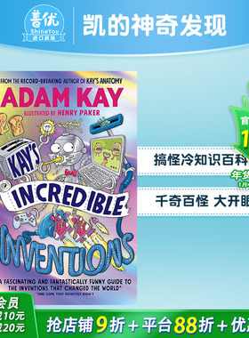 【现货】凯的神奇发现 Kay’s Incredible Inventions 精装 英文原版儿童科普插图绘本 Adam Kay 正版进口书