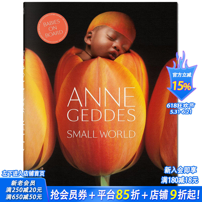 【现货】Anne Geddes. Small World,安妮·格迪斯 小世界 英文原版摄影图书 婴儿艺术摄影集图书画册画集T
