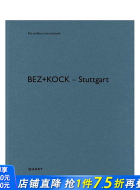 【预售】bez+kock – 斯图加特 bez+kock – Stuttgart 原版英文建筑设计 正版进口书