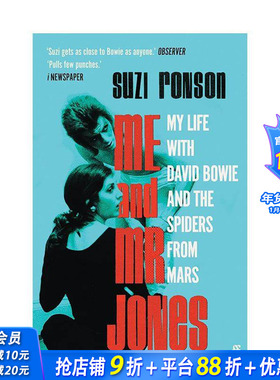 【预售】我与琼斯先生 大卫·鲍伊好友Suzi Ronson回忆录（平装） Me and Mr Jones 原版英文文学传记 正版进口书