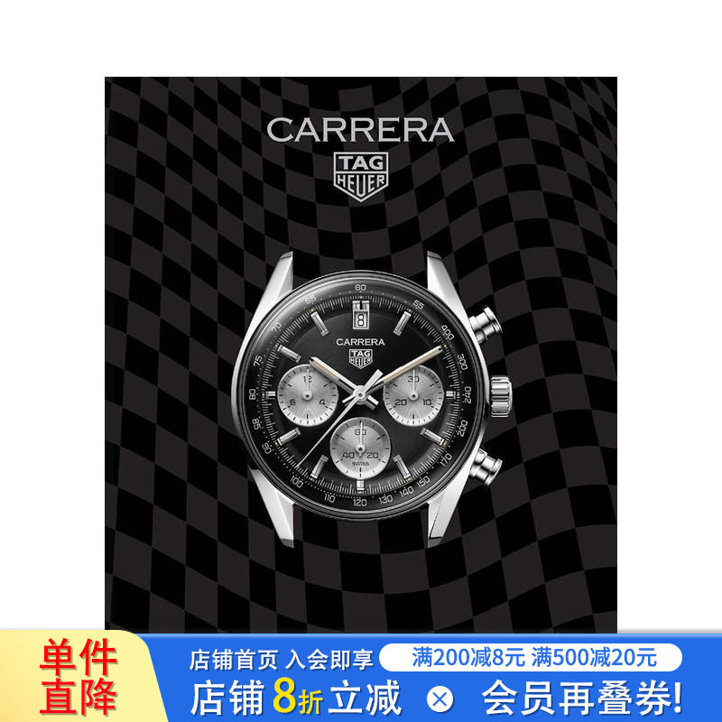 【预售】泰格豪雅卡莱拉系列:比赛永不言歇 Tag Heuer Carrera: The Race Never Stops 原版英文珠宝首饰 正版进口图书