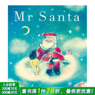 圣诞老人先生 Santa 英国绘本作家Jarvis 进口童书 英文儿童插画故事绘本 预售