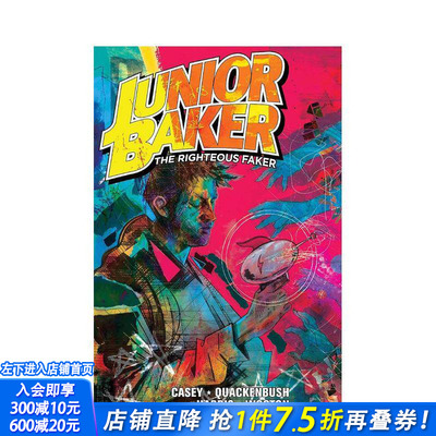 【预售】少年贝克：正义的伪装者 Junior Baker The Righteous Faker 原版英文漫画书 正版进口书