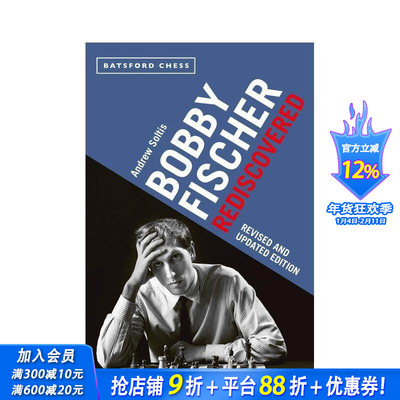 【预售】鲍比·费舍尔重新发现：修订和更新版 Bobby Fischer Rediscovered: Revised and Updated Edition 英文生活综合进口书