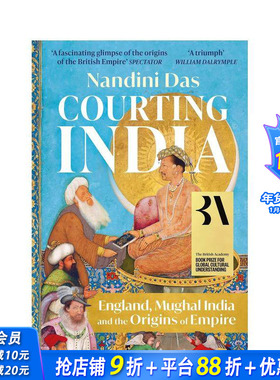 【预售】【英国学院图书奖得主作品】印度 Courting India 原版英文人文历史 正版进口书