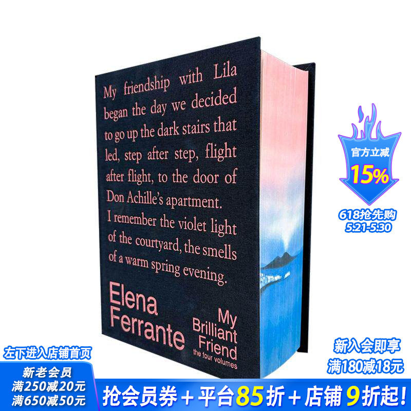 【预售】我的天才女友：那不勒斯四部曲十周年特别纪念版 My Brilliant Friend: The Four Volumes 原版英文文学小说 正版进口书