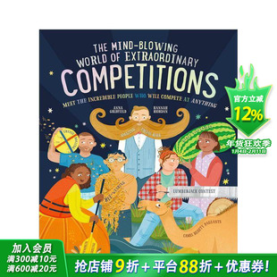 【预售】令人兴奋的非凡比赛世界 The Mind-Blowing World of Extraordinary Competitions 英文儿童插画故事绘本 英语进口童书