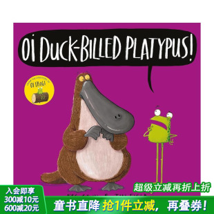 嘿 英语启蒙 爆笑押韵绘本 Friends 预售 青蛙和朋友们 英文儿童插画故事绘本进口童书 鸭嘴兽 Gray Frog Kes and