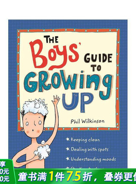 【现货】【青春期指南】男孩篇 【Guide to Growing Up】The Boys' Guide to Growing Up 英文青少年科普 英语拓展阅读进口书
