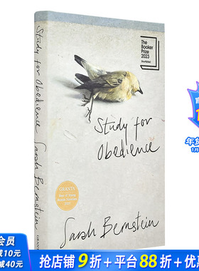 【预售】英文原版【2023布克奖长名单】服从性研究，Study for Obedience 英文小说 进口原版书籍 善优图书