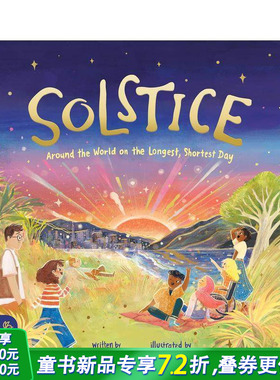 【现货】夏至/冬至： 在最长最短的一天环游世界 Solstice: Around the World on the Longest 英文儿童插画故事绘本 进口童书