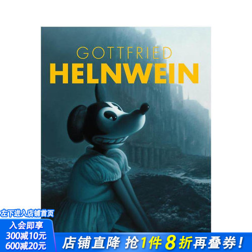【预售】加特佛列德·郝文：绘画作品 Gottfried Helnwein: Englische Ausgabe 原版英文艺术画册画集 正版进口书
