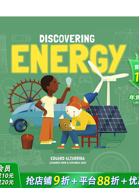 【现货】发现能源 Discovering Energy 英文原版儿童插画科普绘本进口图书 Veronica Sanz