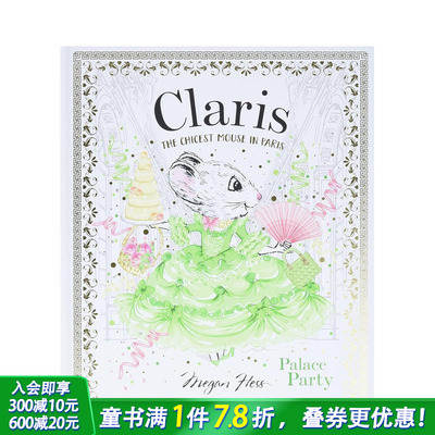 【预售】Claris宫殿派对：时髦鼠鼠游巴黎5 Palace Party: The Chicest Mouse in Paris vol.5 英文儿童插画故事绘本 进口童书
