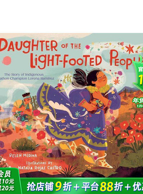 【现货】健跑女孩 Daughter of the Light-Footed People 英文儿童故事插画绘本 进口童书