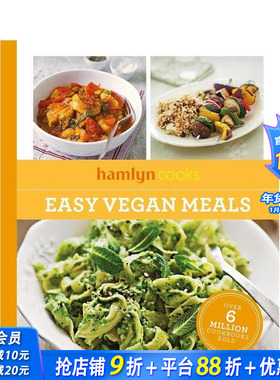 【预售】【哈姆林烹饪系列】简易素食料理 【Hamlyn Cooks】Easy Vegan Meals 原版英文餐饮生活美食 正版进口书