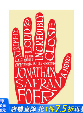 【预售】英文原版 特别响,非常近 Extremely Loud and Incredibly Close 英文世界文学 正版进口书籍 善优图书