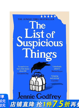 【预售】可疑事物清单 The List of Suspicious Things 原版英文文学小说 正版进口书
