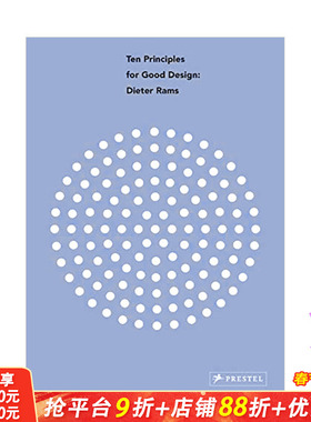 【现货】迪特·拉姆斯Dieter Rams 优秀设计的十大原则Ten Principles for Good Design 英文原版进口图书工业产品设计理念学