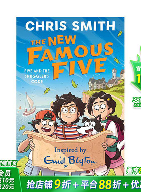 【预售】【五人探险队】五人组与走私密码之谜【The New Famous Five】Five and the Smuggler's Code英文儿童故事书英语拓展阅读