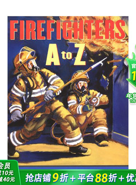 【预售】英文原版 消防员：A到Z Firefighters:A To Z 儿童英语绘本图画书 进口图书 善优童书