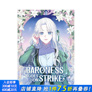 韩漫 亲爱 Baroness 英文漫画书 少女漫 原版 我要罢工了 Volume Strike 进口书 正版 Goes 预售