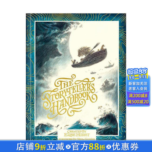 【预售】故事讲述者的手札 讲故事的人手册The Storyteller's Handbook 英语儿童故事插画绘本 精装英文进口图书 Elise Hurst