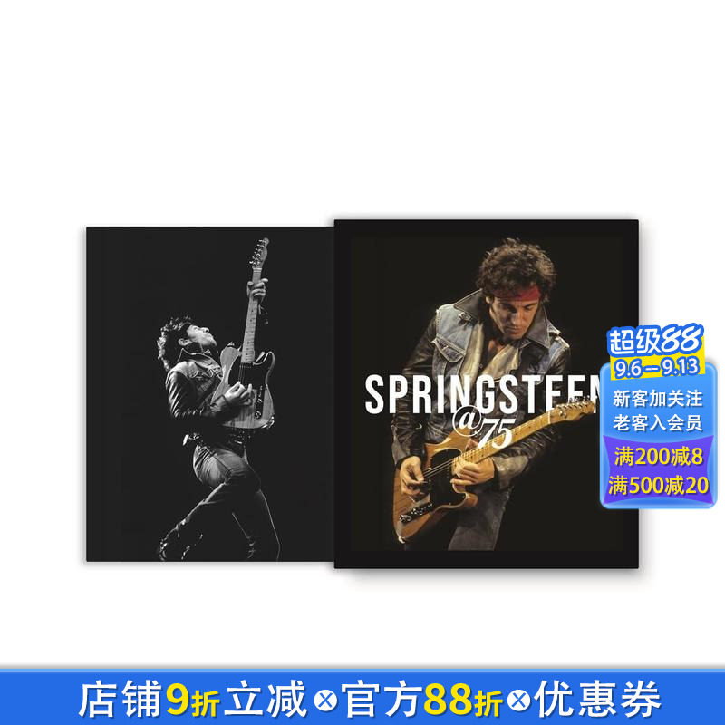 【预售】布鲁斯·斯普林斯汀:75个关键事件 Bruce Springsteen at 75 原版英文音乐 正版进口图书