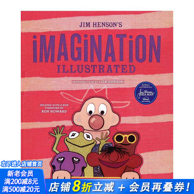 【预售】吉姆·亨森的的想象图解 木偶大师 Jim Henson's Imagination Illustrated 原版英文艺术画册画集 正版进口书