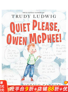 【预售】Quiet Please, Owen McPhee! 英文原版绘本童书 请安静，欧文·麦克菲！原装进口图书【善优图书】