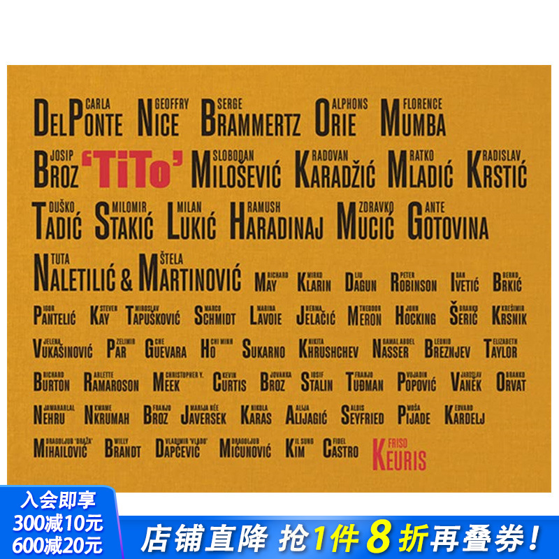 【预售】英文原版 蒂托 Friso Keuris: Tito 纪实摄影 正版进口书籍艺术画册 善优图书