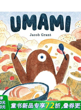 【预售】小企鹅Umami Umami 美国插画师Jacob Grant 英文儿童插画故事科普绘本 进口童书