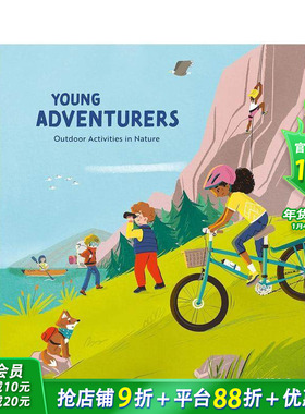 【现货】英文原版 【Caroline Attia】小小冒险家：户外活动指南 Young Adventurers 精装插图故事绘本 8岁+儿童英语进口图书