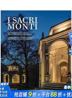 【预售】圣山群：皮埃蒙特与伦巴第的圣山 The Sacri Monti : Of Piedmont and Lombardy 原版英文建筑设计 正版进口书