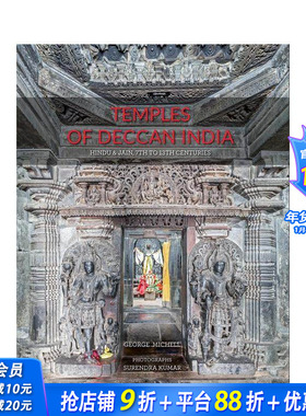 【预售】印度德干高原的寺庙 Temples of Deccan India 原版英文建筑设计 正版进口书