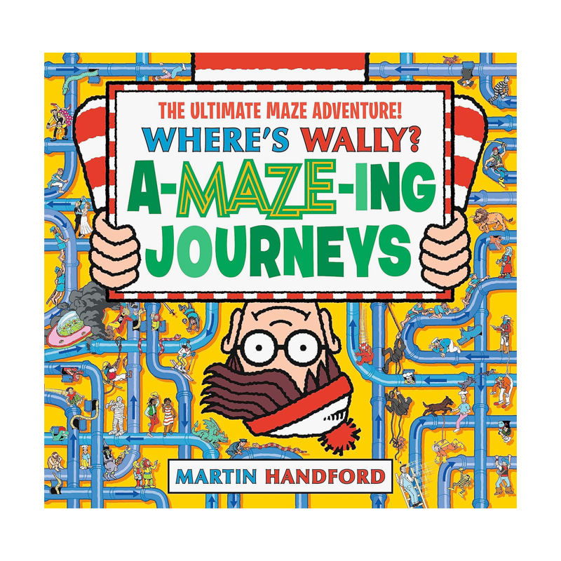 【现货】威利在哪里？：迷宫探险之旅 现货ere's Wally? A-Maze-Ing Journey 原版英文儿童趣味互动游戏书 专注力训练 进口童书 书籍/杂志/报纸 儿童读物原版书 原图主图