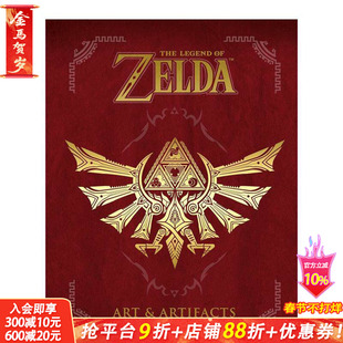 【现货】英文原版 塞尔达传说游戏艺术画册30周年版艺术设定集 The Legend of Zelda: Art & Artifacts 游戏原画 进口书