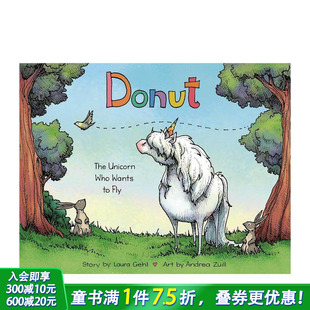 Donut 精装 甜甜圈 Gehl 英文原版 Laura 搞笑故事睡前故事图画书趣味插画儿童绘本书籍 预售
