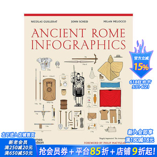 【现货】古罗马:信息图表(平装) Ancient Rome: Infographics 原版英文人文历史 正版进口书