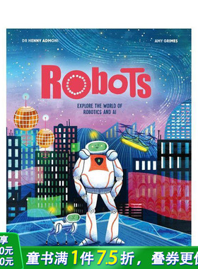 【预售】【神话终结者】机器觉醒：探秘机器人学与人工智能的奇妙世界【Myth Busters】Robots 英文儿童插画科普绘本 进口童书