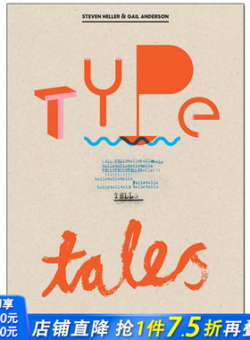 【现货】[T&H]Type Tells Tales，字体讲述故事 英文原版字体设计图书