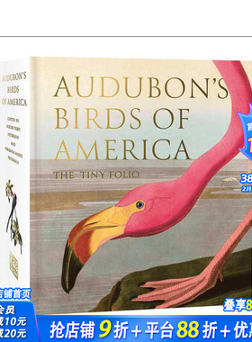 【预售】奥杜邦的美国鸟类：袖珍版 Audubon's Birds of America:The Tiny Folio 原版英文社会科学 正版进口书