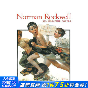英文艺术画册画集 进口书 杂志封面合集 Magazine Covers Rockwell’s 诺曼·罗克韦尔 Norman 正版 原版 预售