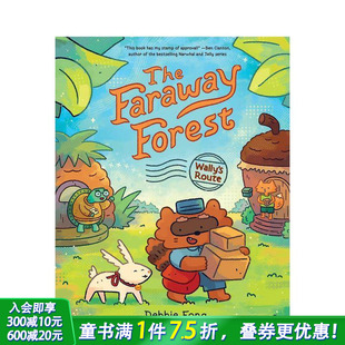 进口童书 Fong 邮路 Wally’s Route Forest 远方森林：沃利 Faraway 插画师协会金奖Debbie 英文儿童插画故事绘本 现货