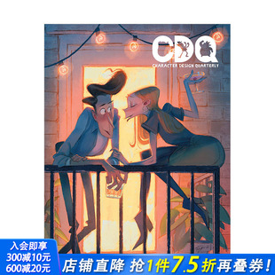 Quarterly 图书 CDQ角色设计季 绘画插画游戏动漫3D建模进口画册 英文原版 Design Character 刊18 现货