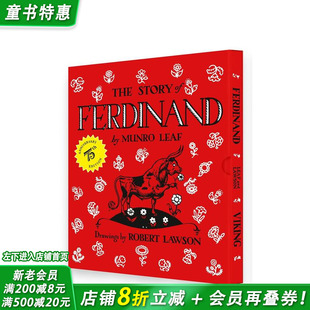 【现货】英文 爱花的牛(75周年纪念版)The Story of Ferdinand: 75th Anniversary Edition 儿童英语绘本 进口童书