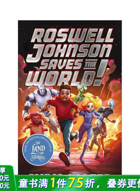 【预售】罗斯威尔·约翰逊拯救世界！ Roswell Johnson Saves the World!英文小说故事 英语拓展阅读进口书 The School Librarian
