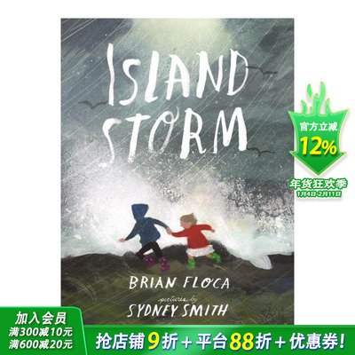 【预售】【国际安徒生奖插画奖Sydney Smith】岛屿风暴 Island Storm 英文儿童插画故事绘本 进口童书凯迪克奖得主Brian