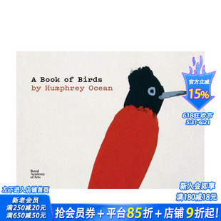 【预售】鸟类图册：汉弗莱·奥申 a Book of Birds 原版英文艺术画册画集 正版进口书