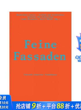 【预售】精致立面：瑞士城市住宅的建构美学 Feine Fassaden 原版英文建筑设计 正版进口书